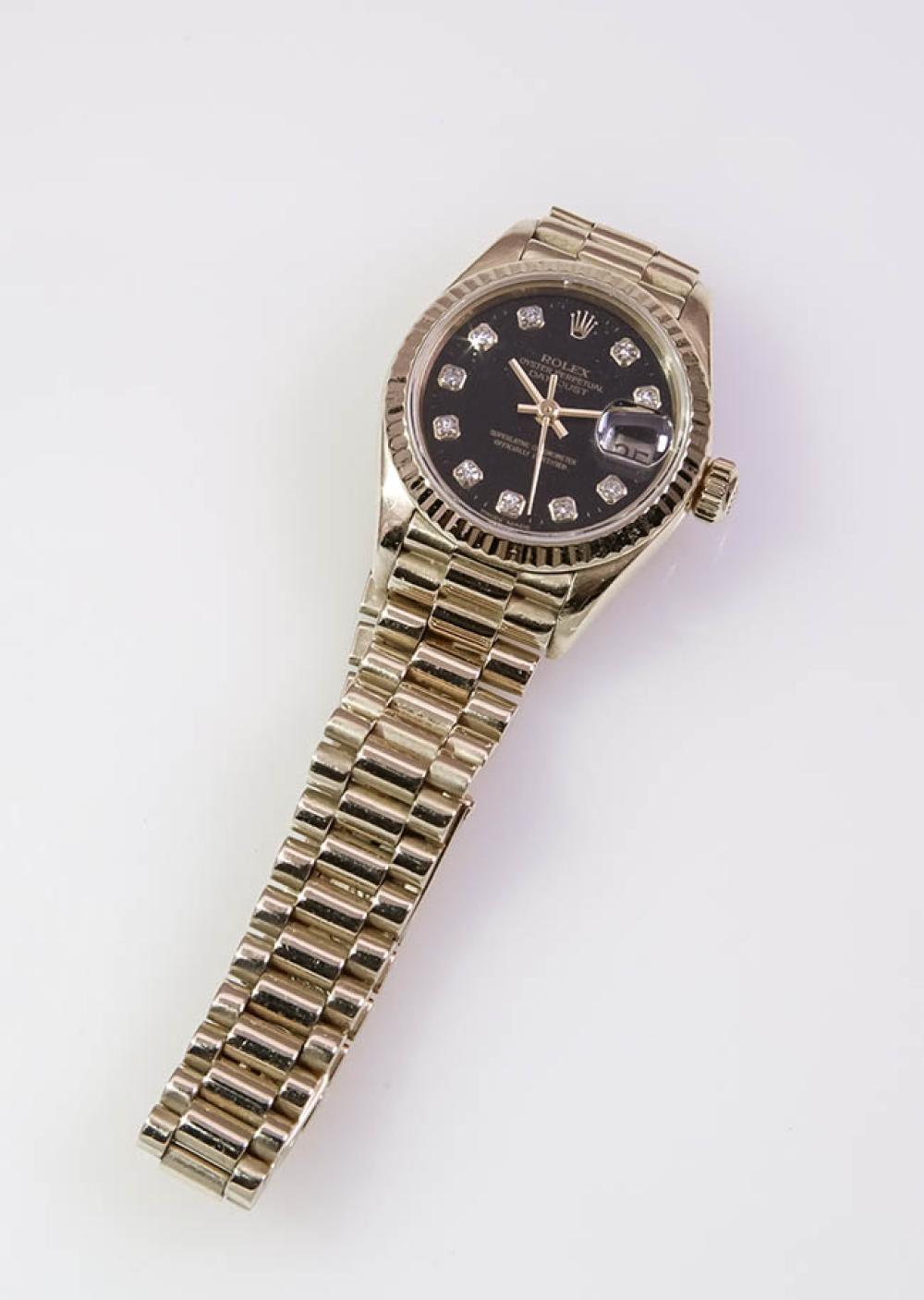 LADY S 18 KARAT YELLOW GOLD AUTOMATIC 324b96