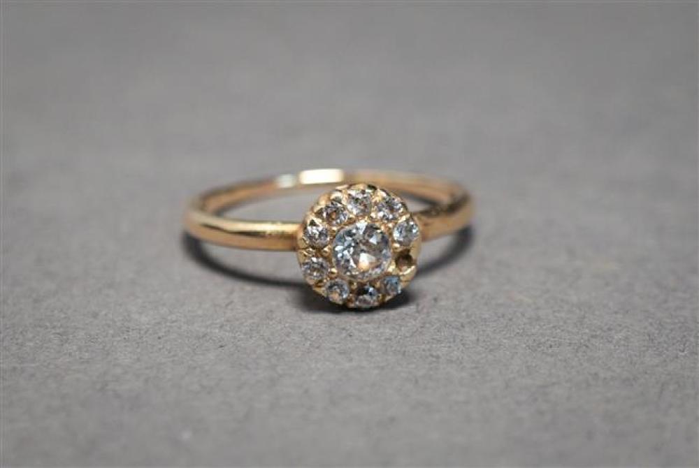 10-KARAT YELLOW-GOLD AND DIAMOND