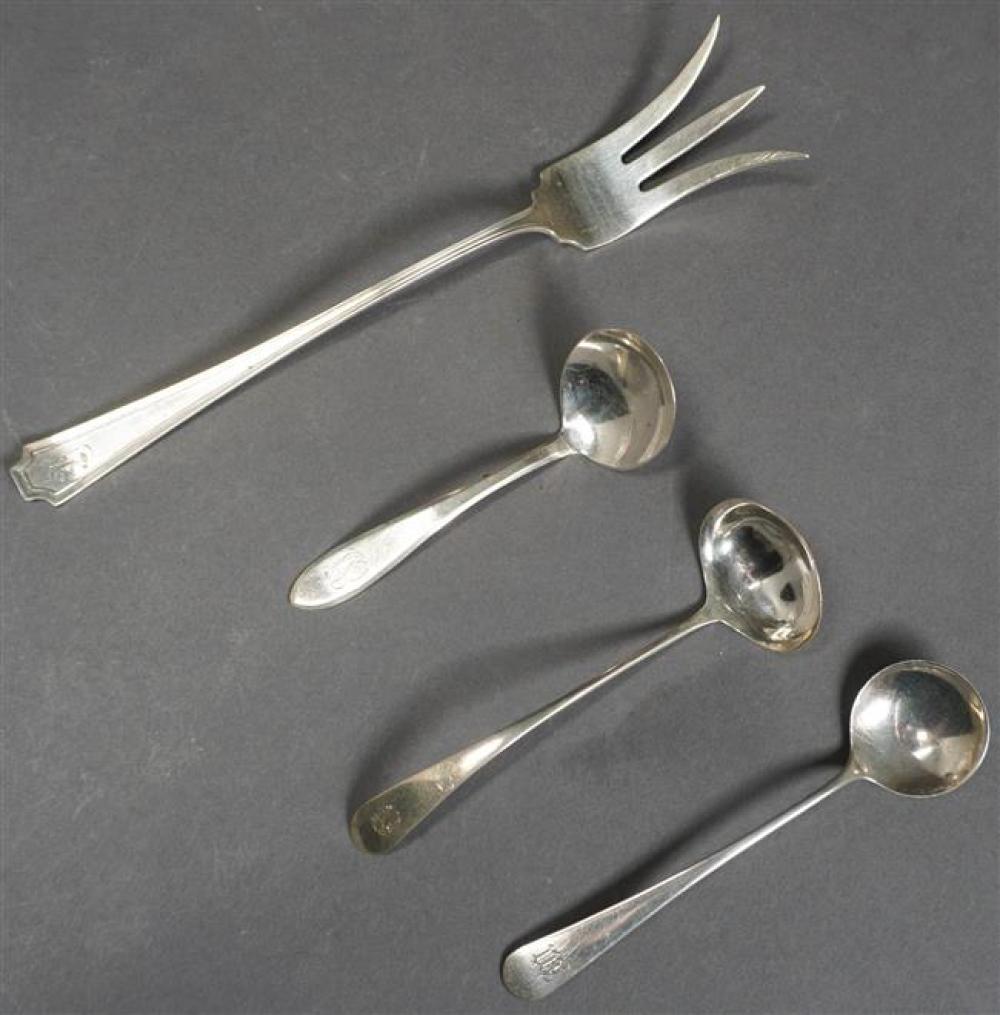 GROUP WITH TWO AMERICAN STERLING