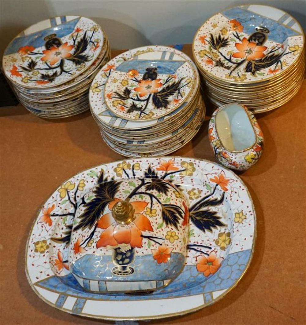 IRONSTONE IMARI PATTERN DINNER 324c58