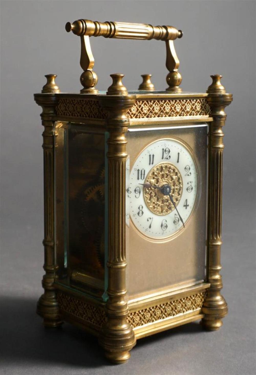 CONTINENTAL BRASS CARRIAGE CLOCK  324cf5