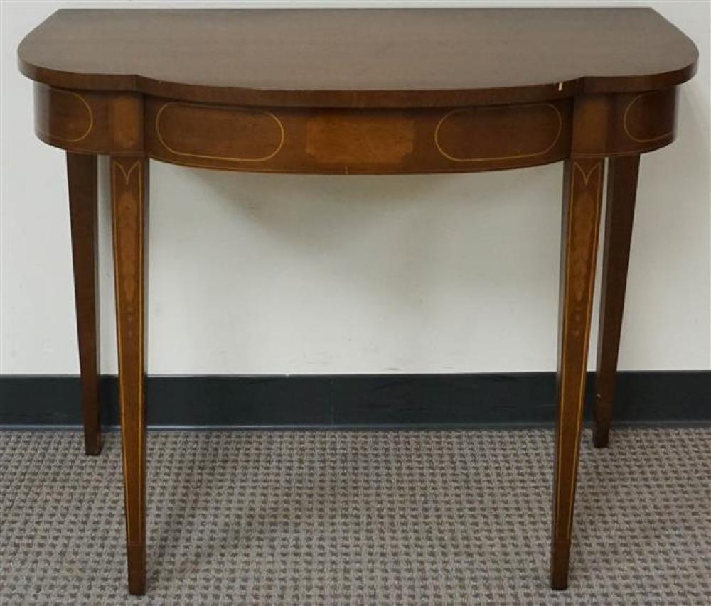 FEDERAL STYLE INLAID MAHOGANY CONSOLE 324d3f