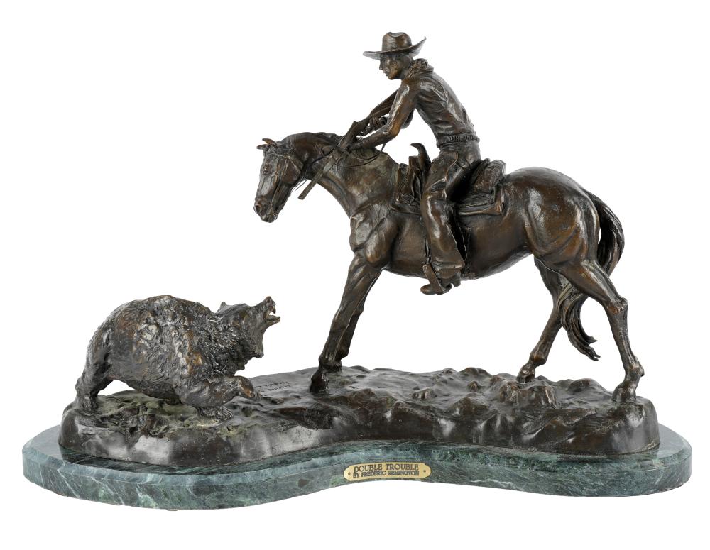 STYLE OF FREDERIC REMINGTON DOUBLE 324d70