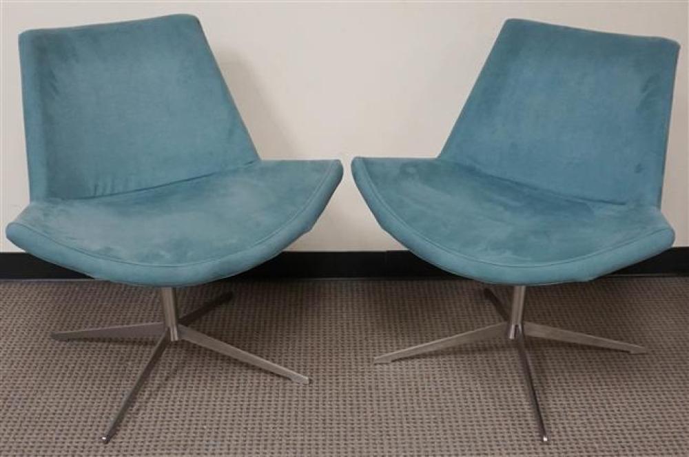 PAIR MID CENTURY MODERN SWIVEL 324d88