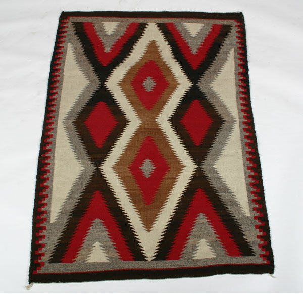 Navajo saddle blanket rug diamond 507c7