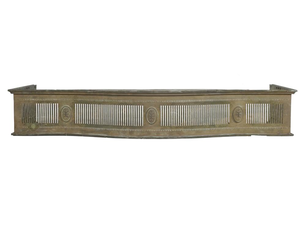 NEOCLASSICAL STYLE BRASS FIRE FENDERof 324dd3