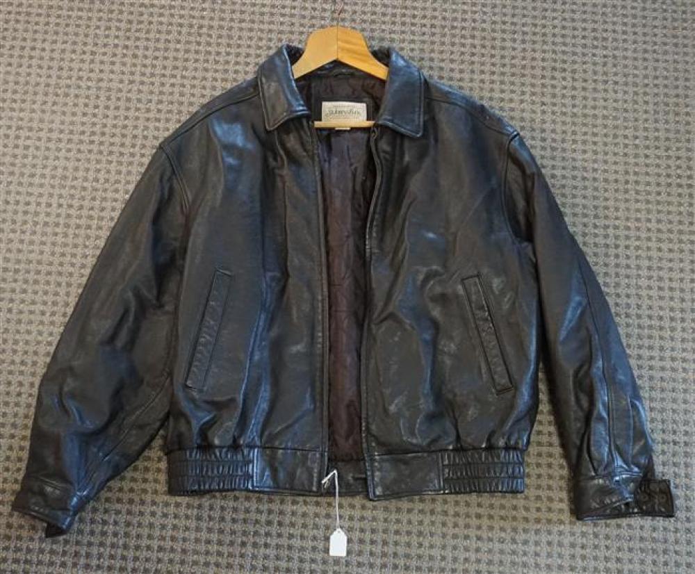 ST. JOHN'S BAY BROWN LEATHER JACKET