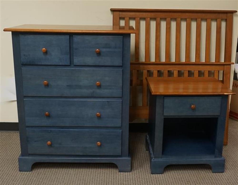 NADEAU CANADA BLUE PAINTED FRUITWOOD 324e3b