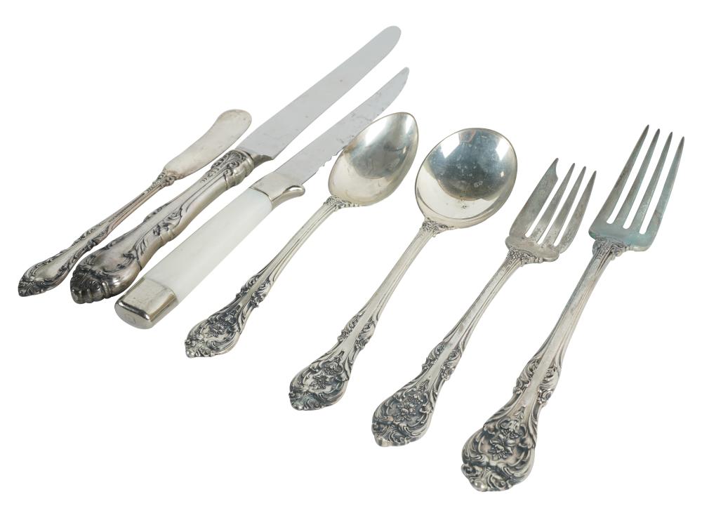 GORHAM STERLING FLATWARE SERVICEwith