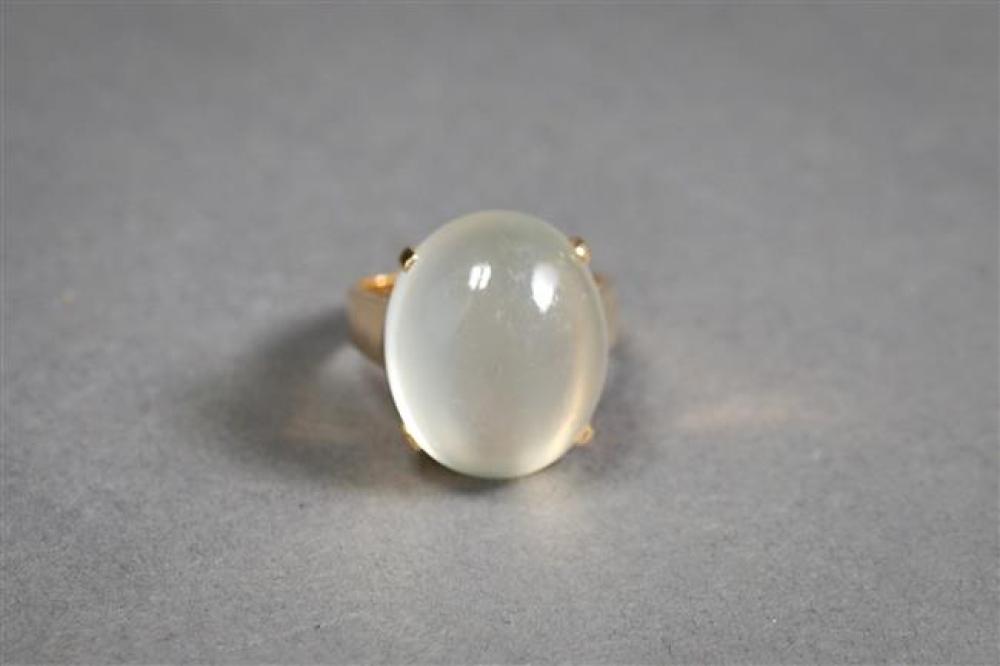 14-KARAT YELLOW-GOLD AND MOONSTONE