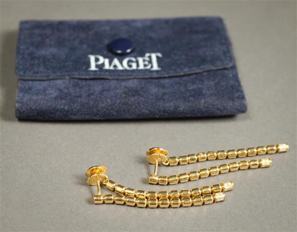 PAIR PIAGET 18 KARAT YELLOW GOLD 324f16