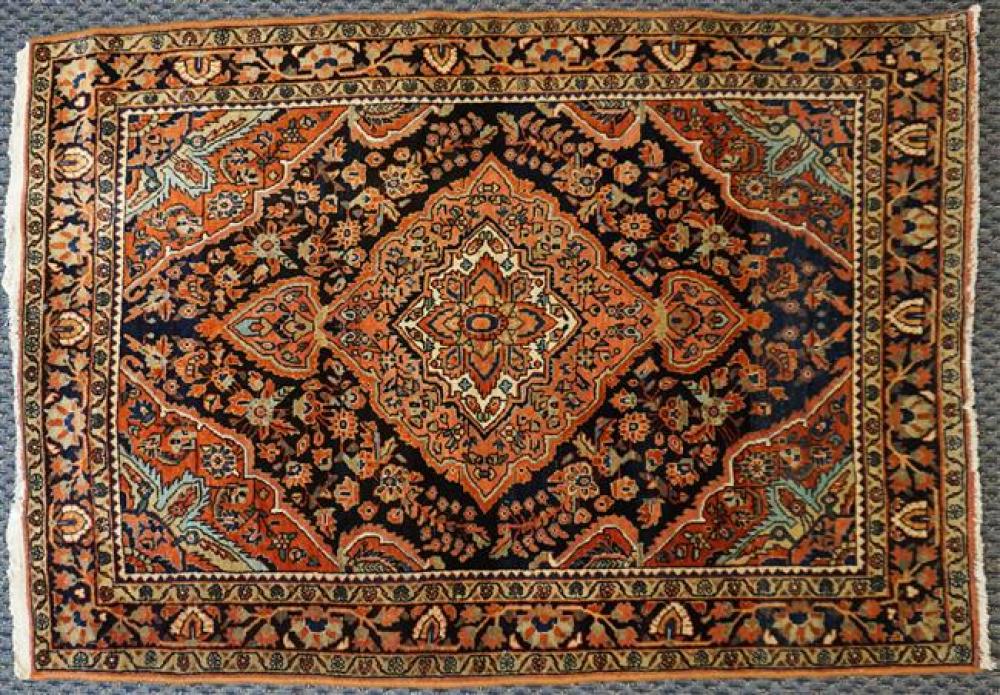 SAROUK RUG, 5 FT 1 IN X 3 FT 8