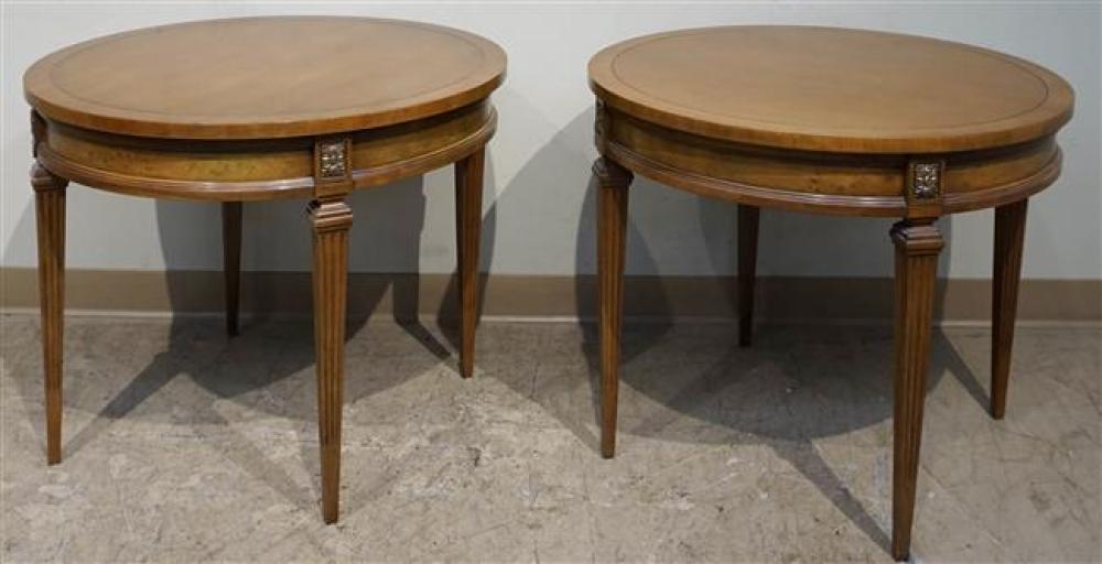 PAIR PROVINCIAL STYLE CHERRY ROUND