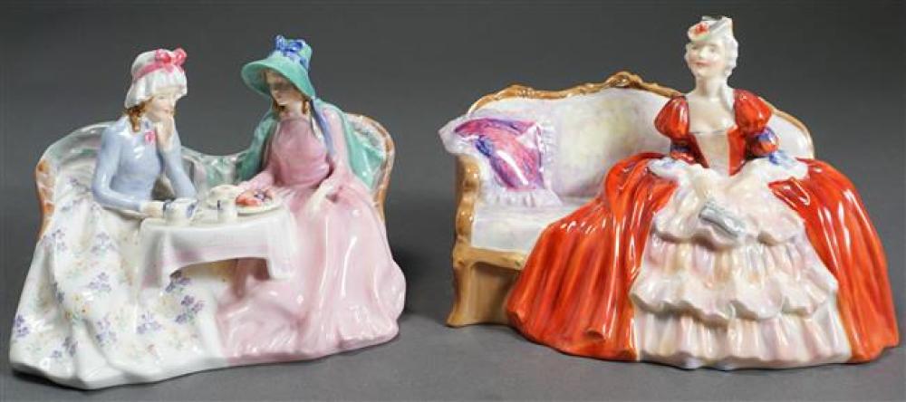 TWO ROYAL DOULTON FIGURES, 'AFTER