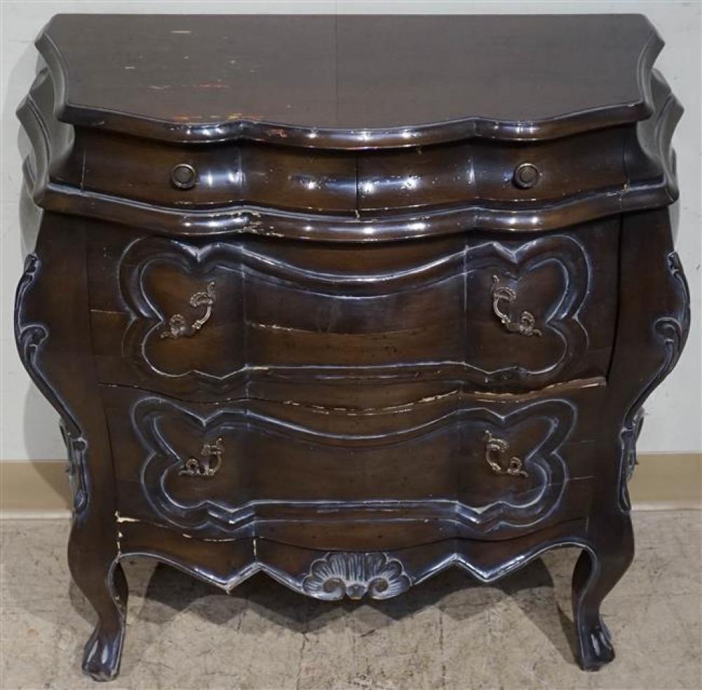 ROCOCO STYLE WALNUT STAINED FRUITWOOD