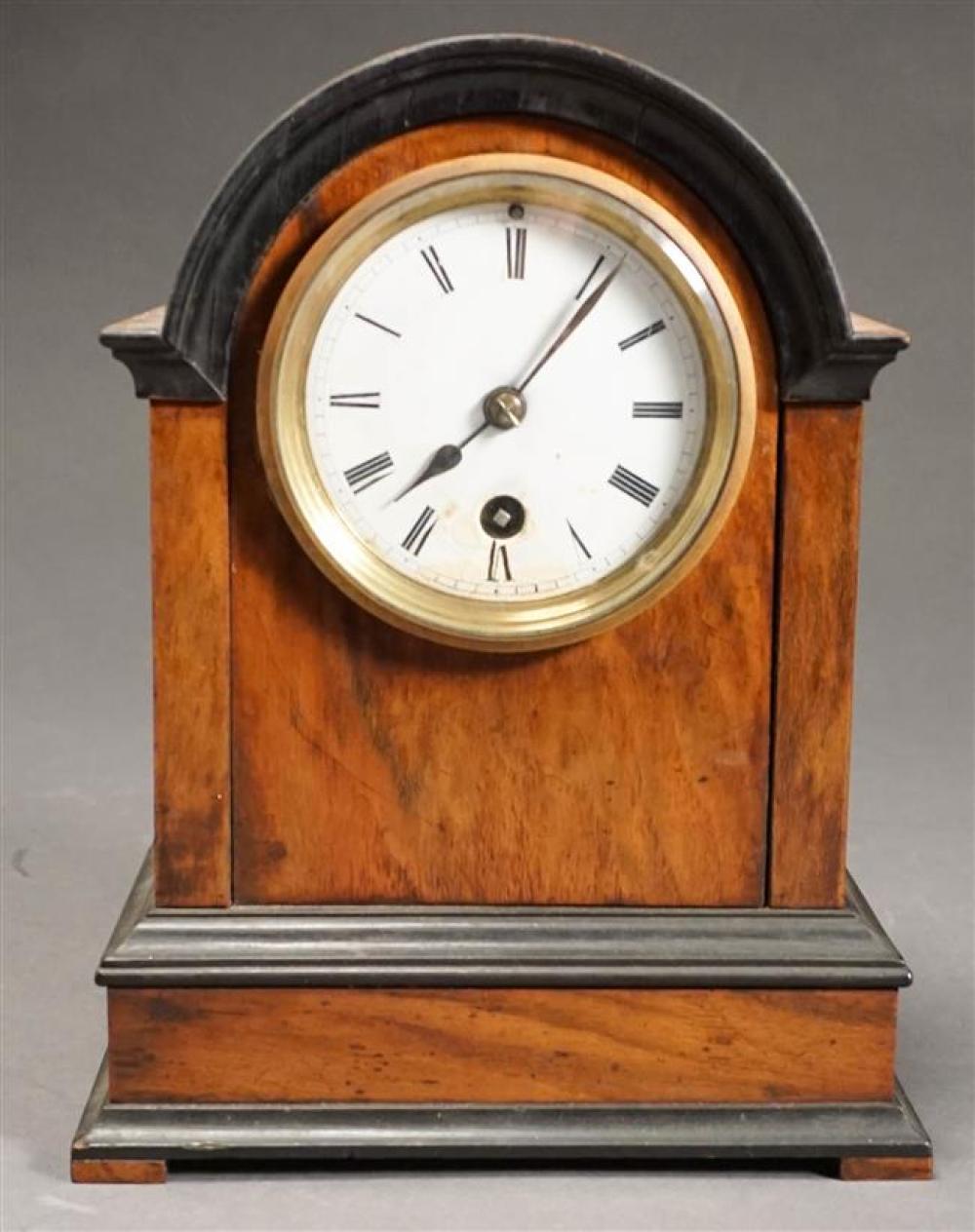 BREVETE PARIS MAHOGANY DESK CLOCK,