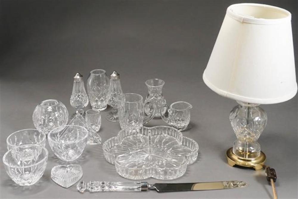 SIXTEEN WATERFORD CRYSTAL TABLE 3251d6