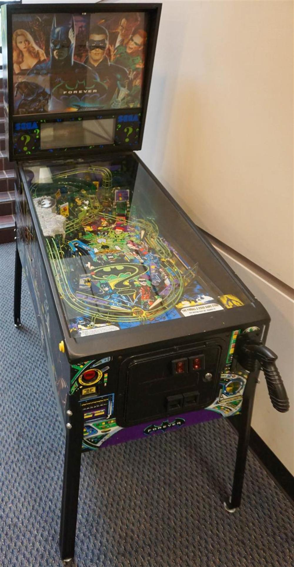 SEGA BATMAN FOREVER PINBALL MACHINESega 325212