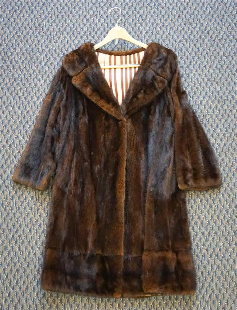 BROWN MINK COATBrown Mink Coat