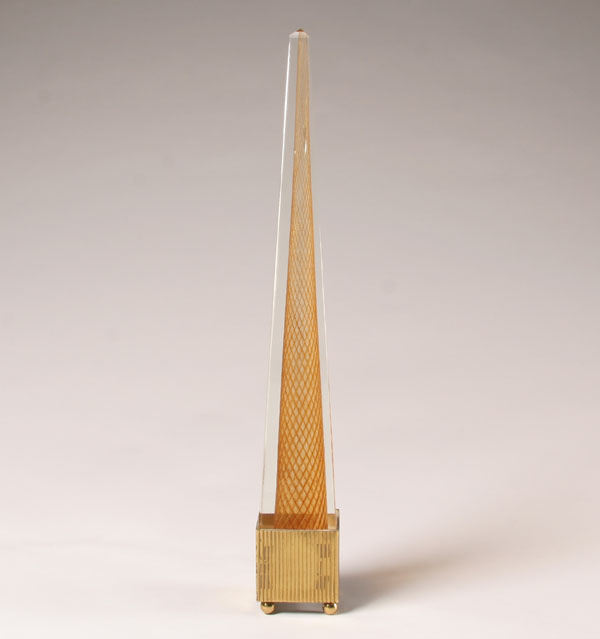 Venini Art Glass Obelisk Set in 5083d