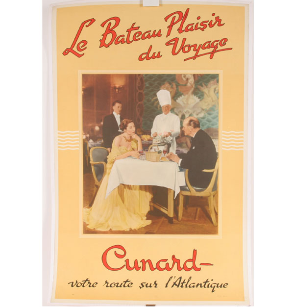 Cunard Le Bateau Plaisir du Voyage 50850