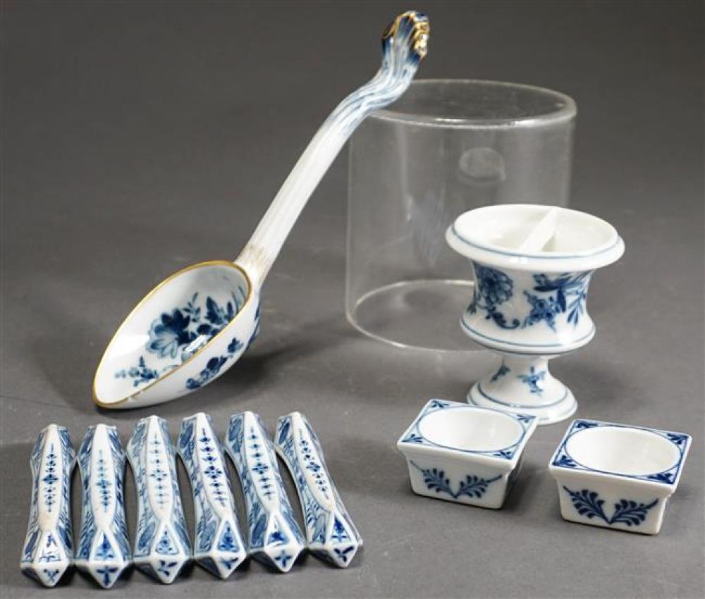 TEN MEISSEN BLUE ONION PATTERN