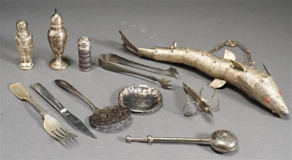 COLLECTION WITH ASSORTED SILVER