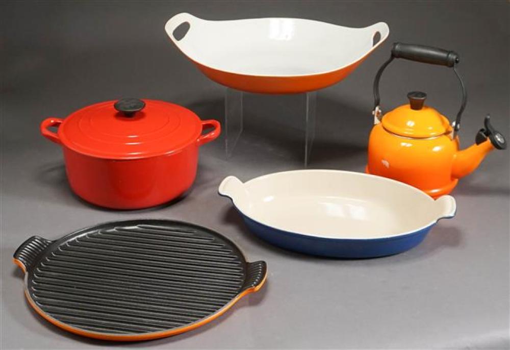 COLLECTION OF FOUR LE CREUSET COOKING 325379