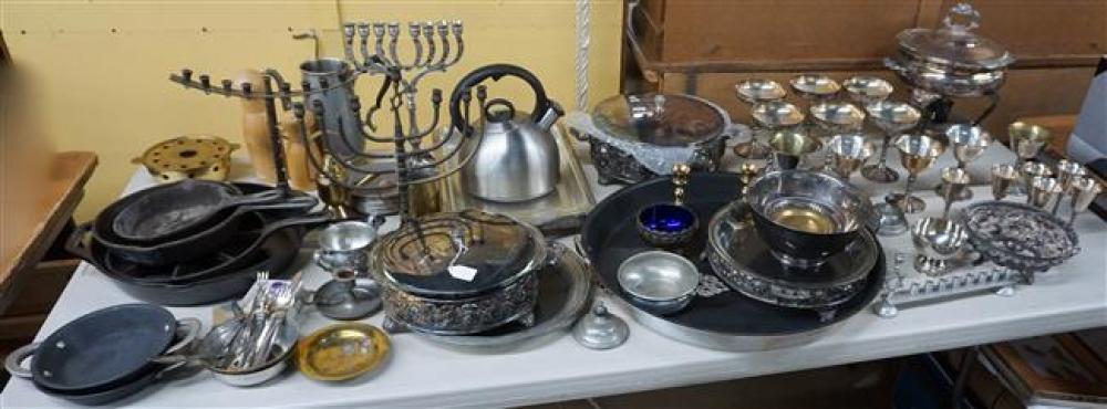 SILVER PLATE STEM TABLE SERVICE,