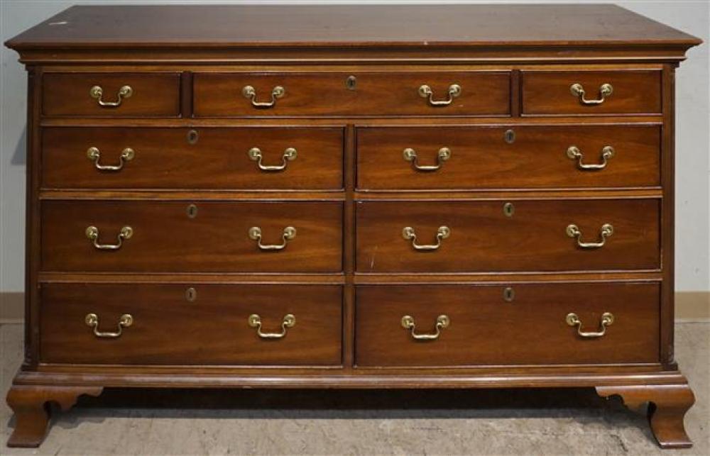 CHIPPENDALE STYLE MAHOGANY DOUBLE 32540a