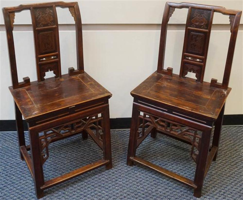 PAIR OF CHINESE CARVED HARDWOOD 325481