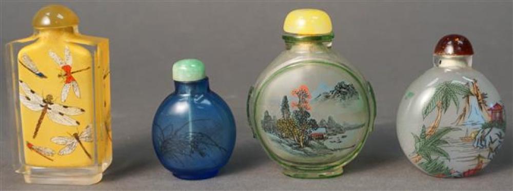 FOUR CHINESE INTERIOR DECORATED