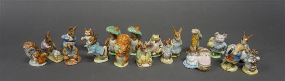 COLLECTION WITH BEATRIX POTTER FIGURES