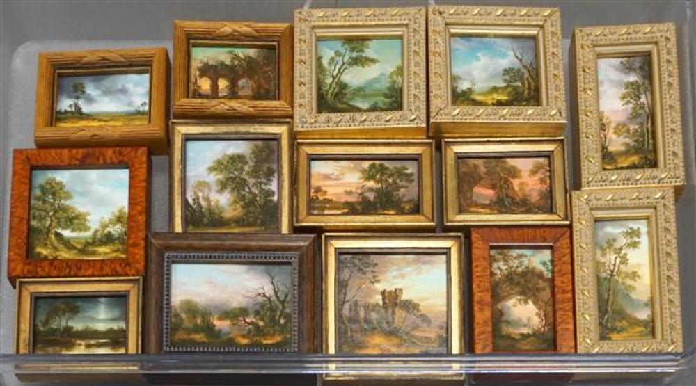 COLLECTION WITH 14 MINIATURE OILS 3254f8