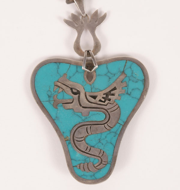 Miguel Taxco Sterling with turquoise