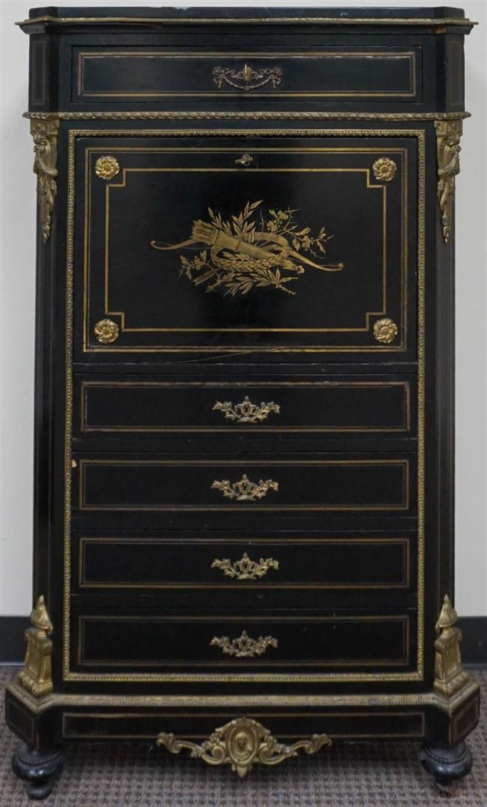 NAPOLEON III ORMOLU MOUNTED EBONIZED 3255d0