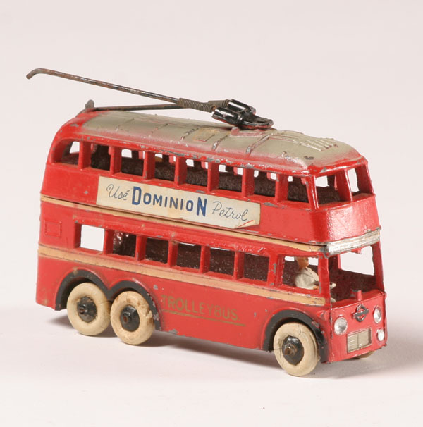 B and S? die cast English double decker/trolley