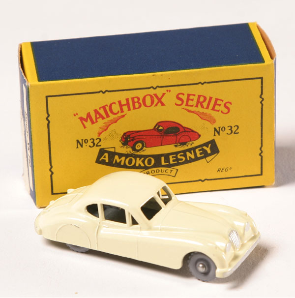 Matchbox toy; boxed Jaguar XK 140,
