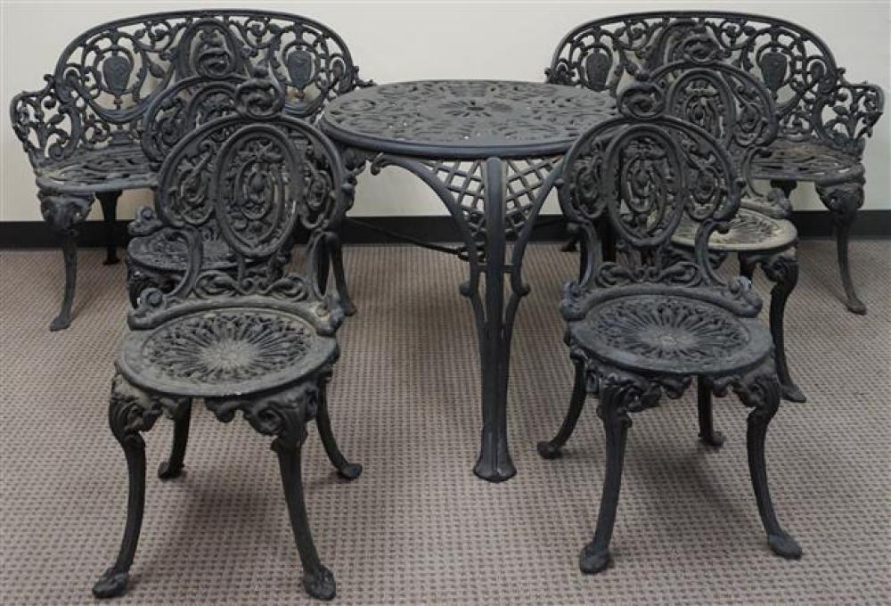 AMERICAN BLACK PAINTED CAST IRON