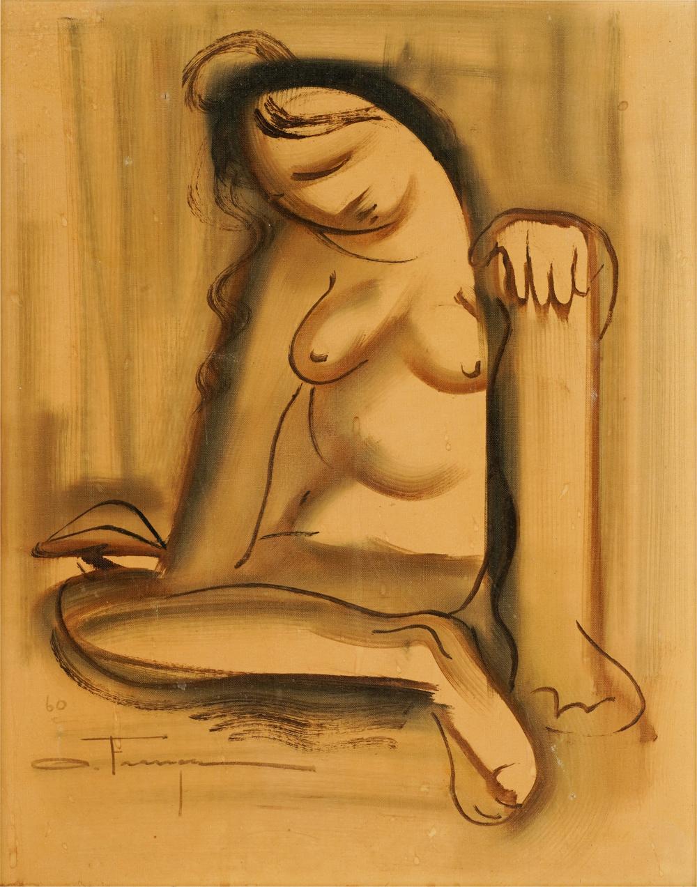 OZZ FRANCA (1928 - 1991): SEATED