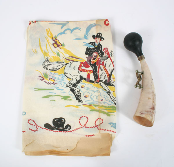 Hopalong Cassidy table cover and