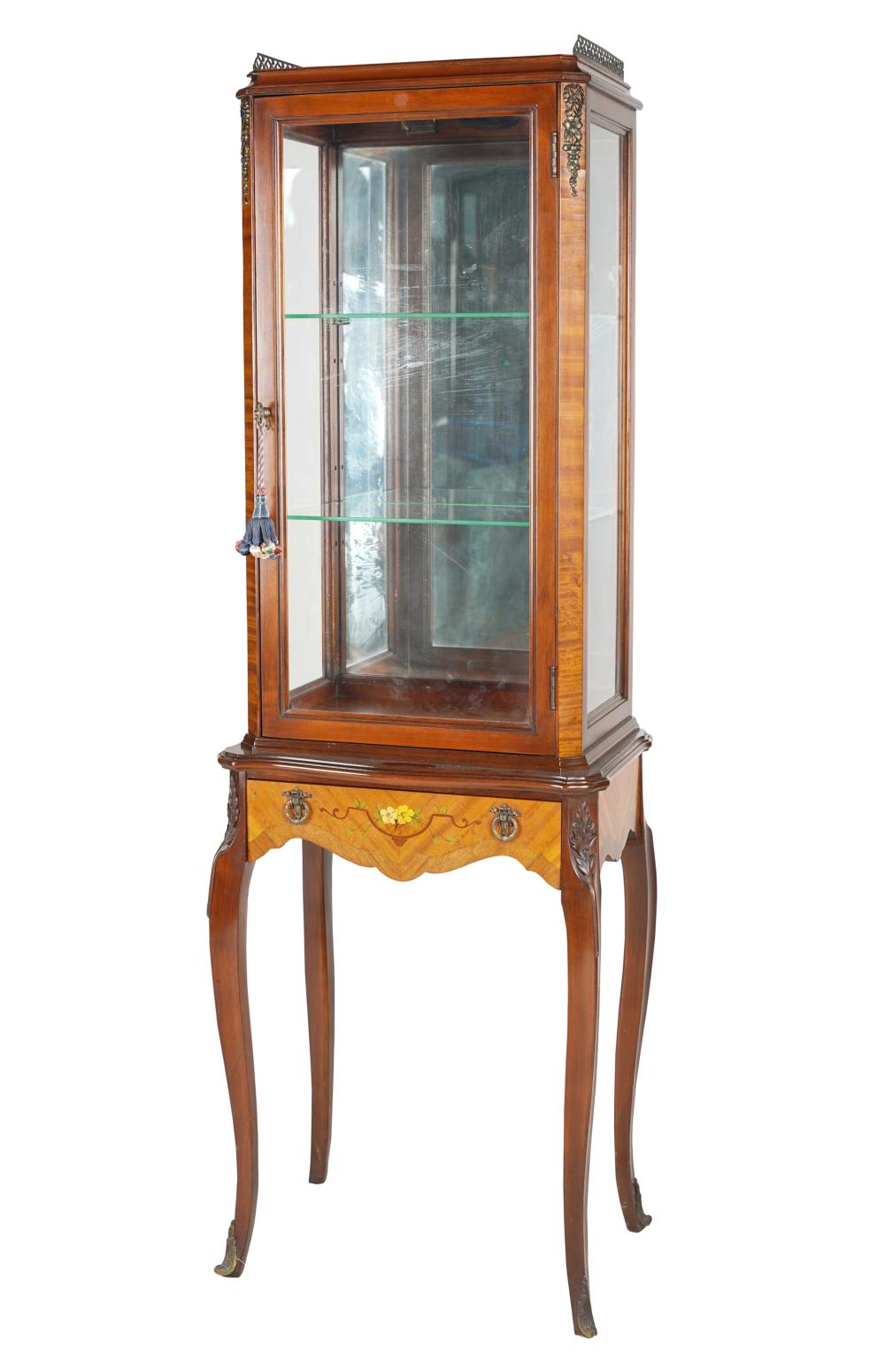 LOUIS XV-STYLE VITRINE CABINET20th