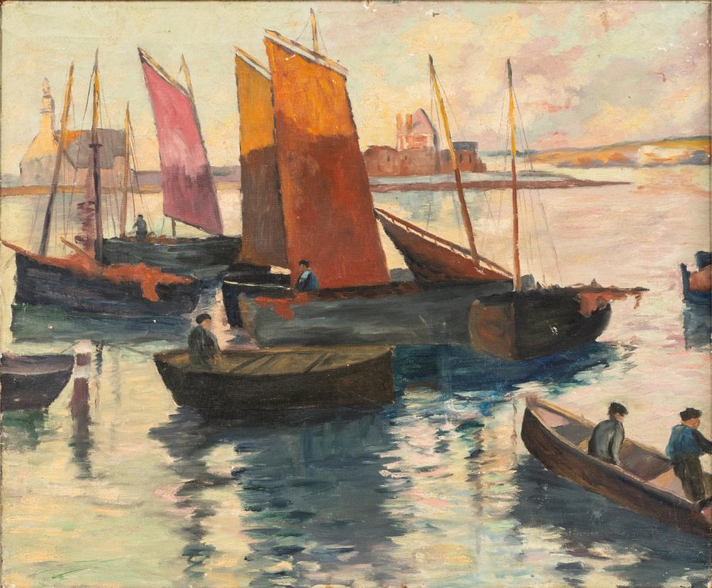 20TH CENTURY: BOATS IN A FRENCH