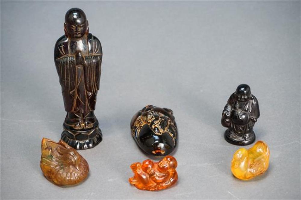 COLLECTION OF RESIN AND OTHER CARVINGSCollection 32584f
