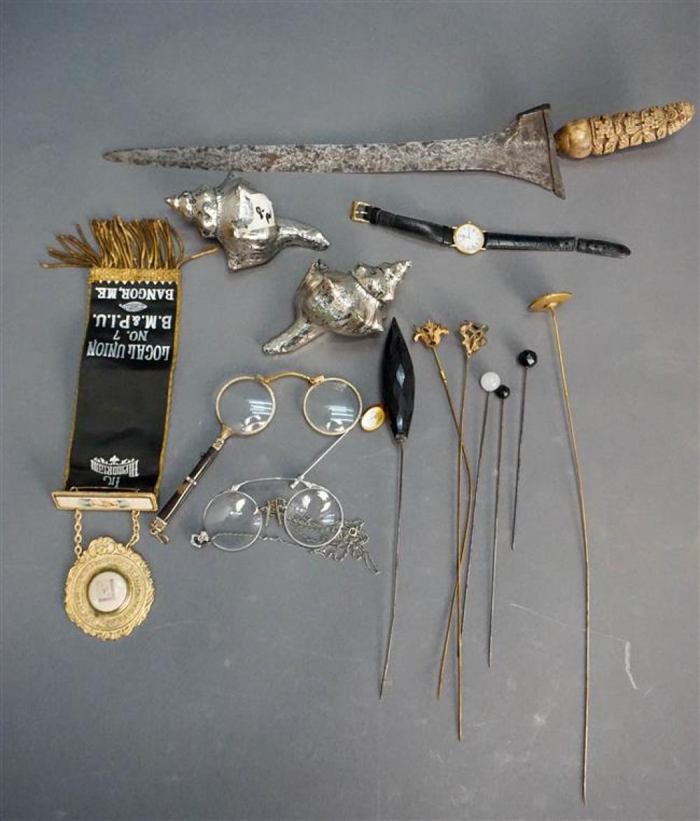 COLLECTION OF SILVERED METAL SEA