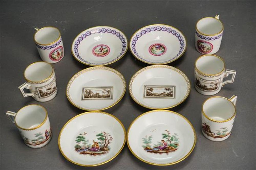 SET WITH SIX RICHARD GINORI PORCELAIN 3258cc