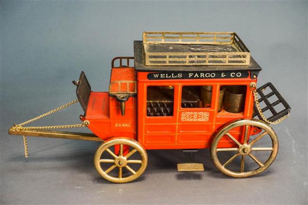 WELLS FARGO RED PAINTED MODEL COACHWells 3258ea