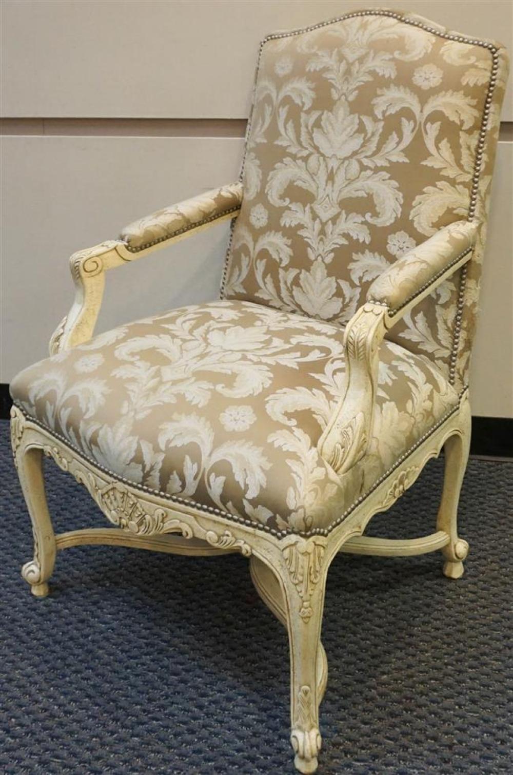 LOUIS XV STYLE CREAM PAINTED FRUITWOOD 325949