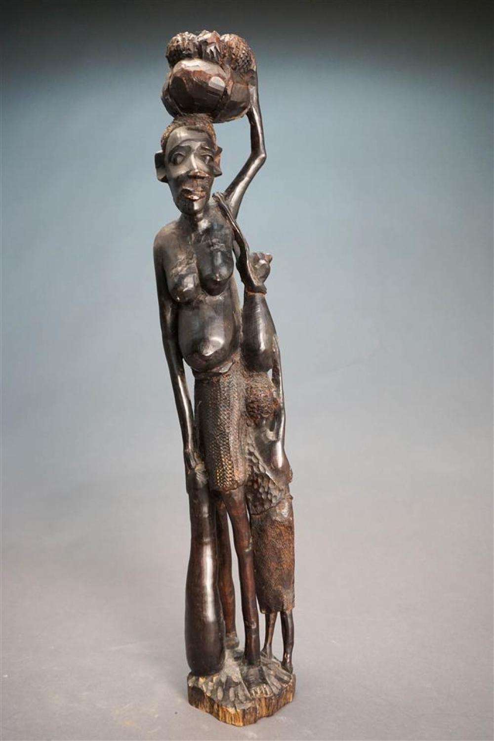 AFRICAN CARVED EBONY FIGURE OF 325970