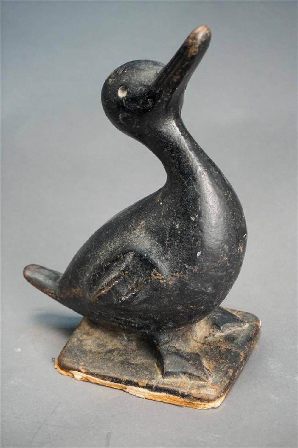 CAST IRON FIGURE OF DUCKCast Iron 32596b